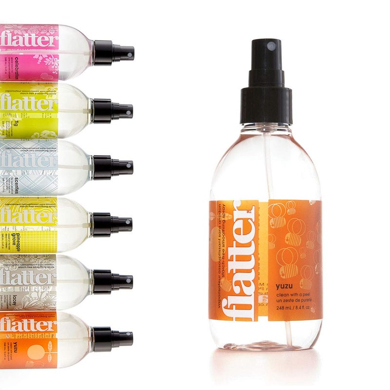 Soak Flatter Smoothing Spray by Soak | Naturally-derived Wrinkle Release Spray | Starch-Free Alternative for Ironing, Quilting & Sewing | 8oz | (Yuzu) - Image 1